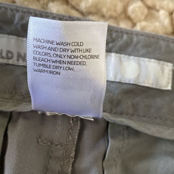 Old Navy Grey Low Rise Cotton Blend Career Ankle Straight Leg Zip Pants Size 6 - Picture 7 of 11